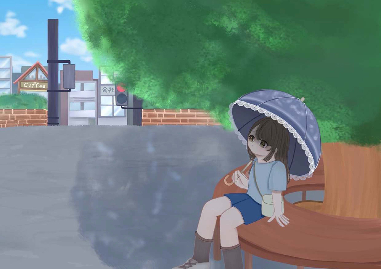 「夏の日差し」