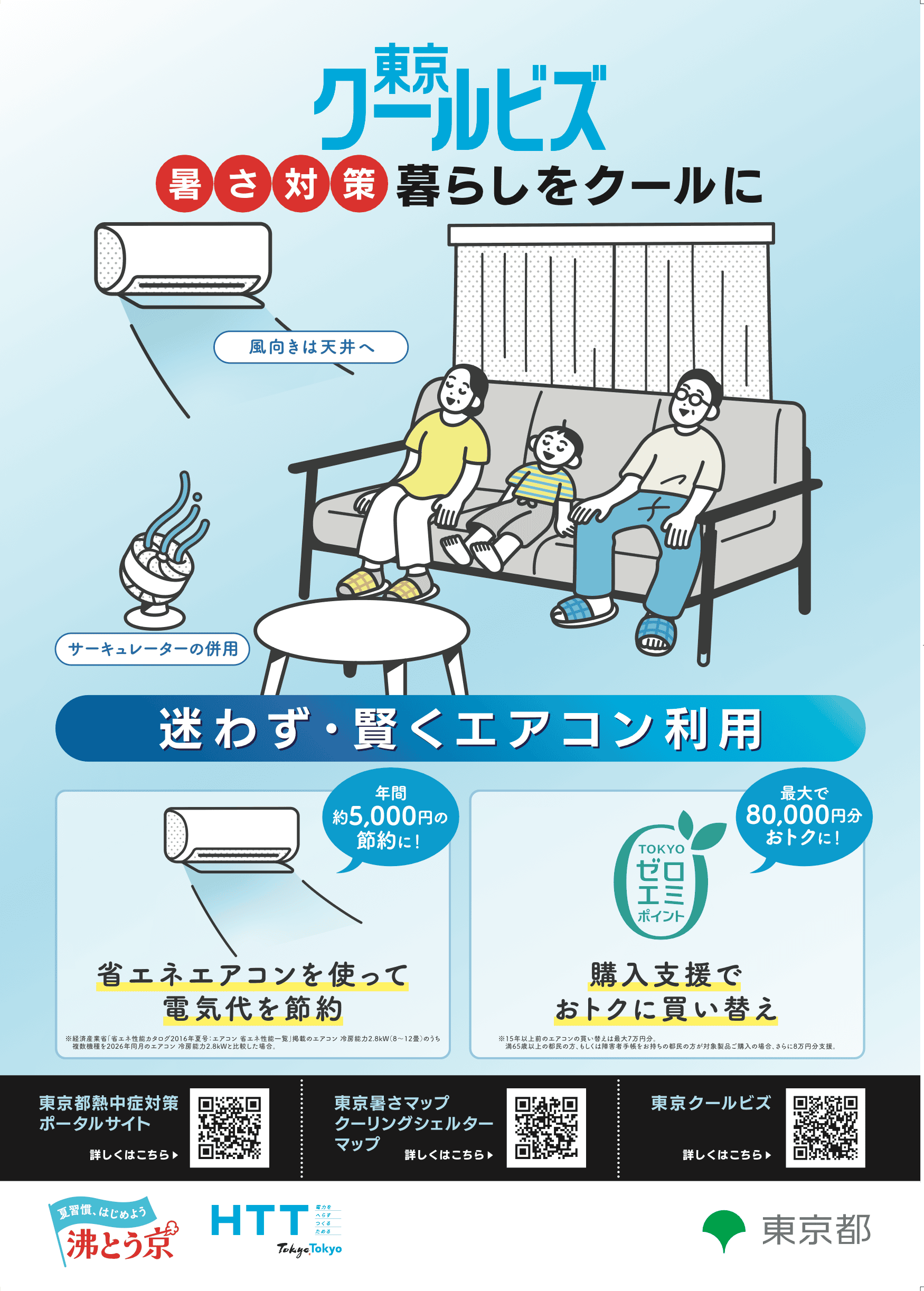 「暑さ対策８つのアクション」